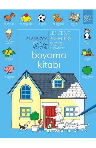 Fransızca İlk Yüz Sözcük Boyama Kitabı
