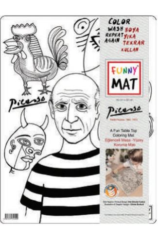Funny Mat - Pablo Pıcasso 30 X 40 Cm
