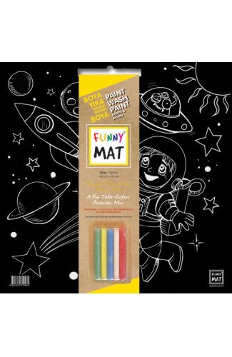 Funny Mat Black Uzay (Tebeşirli)