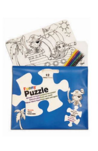 Funny Mat Puzzle - Korsan Adası 30x40cm