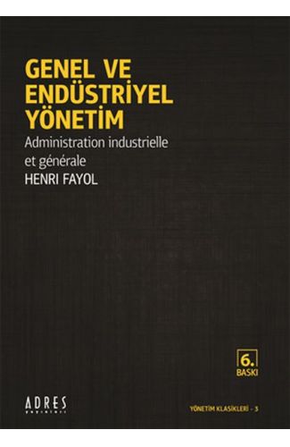 Genel ve Endüstriyel Yönetim