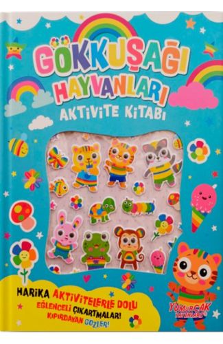 Gökkuşağı Hayvanları Aktivite Kitabı