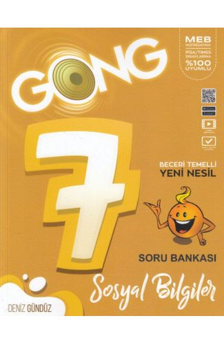 Gong 7. Sınıf Sosyal Bilgiler Beceri Temelli Yeni Nesil Soru Bankası