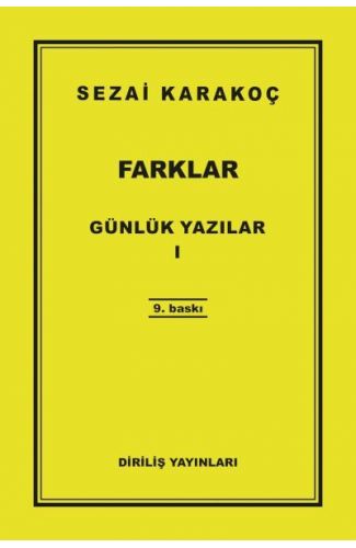 Günlük Yazılar 1 - Farklar
