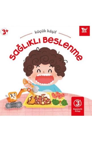 Hareketli Kitap 3d Küçük Kaşif Sağlıklı Beslenme