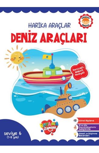 Harika Araçlar – Deniz Araçları Seviye 6 (7-8 Yaş)
