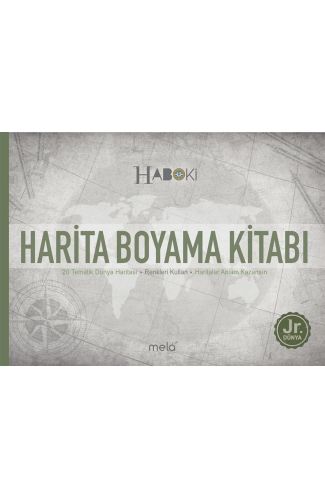 Harita Boyama Kitabı 20 Tematik Dünya Haritası