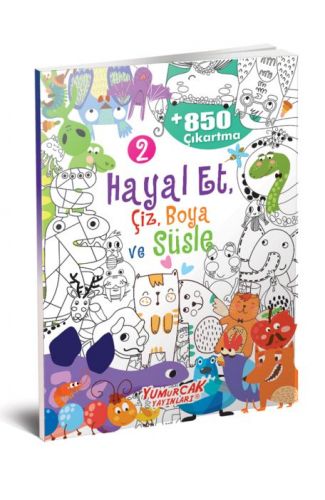 Hayal Et-Çiz-Boya-Süsle 850 Çıkartma -2