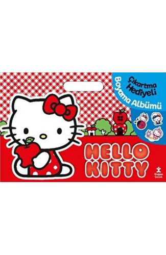 Hello Kitty Çıkartma Hediyeli Boyama Albümü