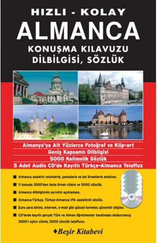 Hızlı Kolay Almanca Konuşma Kılavuzun Dilbilgisi Sözlük Karekod'lu