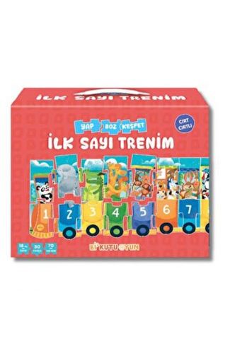 İlk Sayı Trenim - Cırt Cırtlı Yapboz ve Kitap Seti