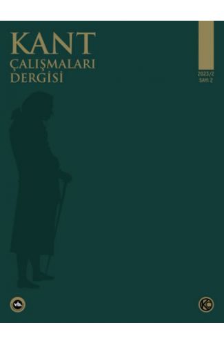 Kant Çalışmaları Dergisi Sayı 2