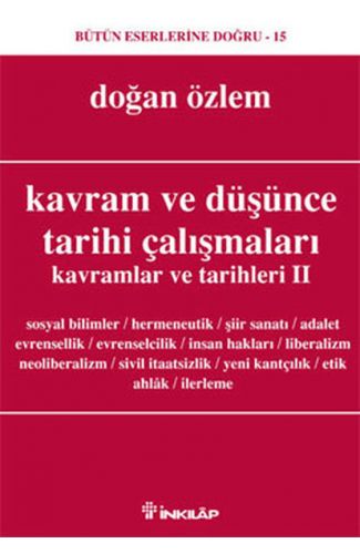 Kavram ve Düşünce Tarihi Çalışmaları Kavramlar ve Tarihleri 2
