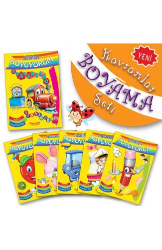 Kavramlar Boyama Seti (6 Kitap Takım)