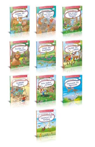 Kelile ve Dimne'den Masallar - Güvercin Serisi (10 Kitap Takım)