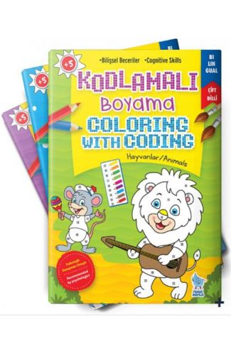 Kodlamalı Boyama (4 Kitap)