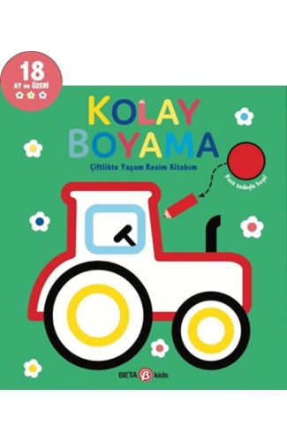 Kolay Boyama Çiflikte Yaşam Resim Kitabım