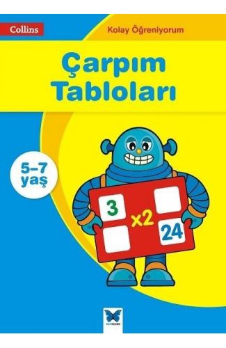Kolay Öğreniyorum - Çarpım Tabloları (5-7 Yaş)