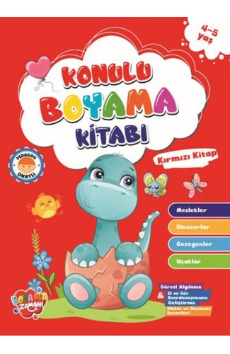 Konulu Boyama - KırmızıKitap (4-5 Yaş)