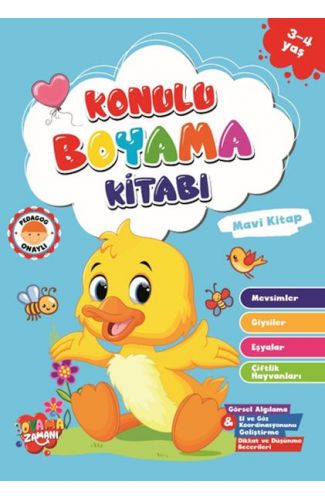 Konulu Boyama - MaviKitap (3-4 Yaş)