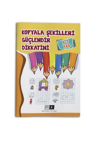 Kopyala Şekilleri Güçlendir Dikkatini 5-7 Yaş