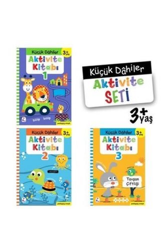 Küçük Dahiler Aktivite Seti 3+ Yaş - 3 Kitap Takım