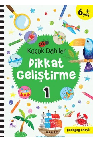 Küçük Dahiler Dikkat Geliştirme 1 - 6+ Yaş (Pedagog Onaylı)