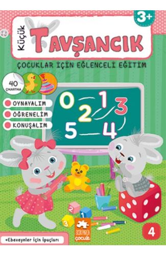 Küçük Tavşancık Serisi 4 - Küçük Tavşancık Çocuklar İçin Eğlenceli Eğitim