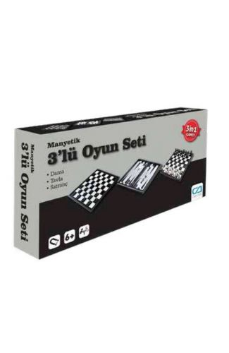 Manyetik 3'Lü Oyun Seti