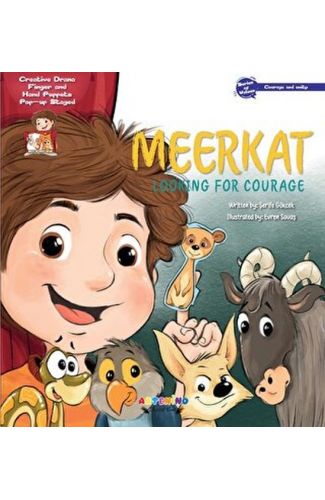Meerkat Looking For Courage Creative Drama Finger and Hand Puppets Pop-up Staged