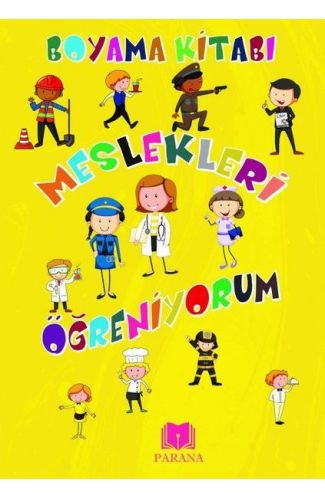 Meslekleri Öğreniyorum Boyama Kitabı