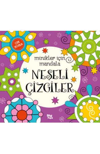 Minikler İçin Mandala - Neşeli Çizgiler