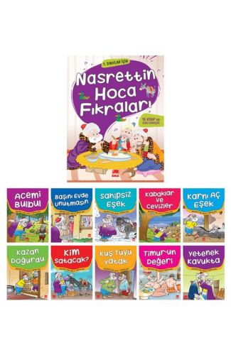 Nasrettin Hoca Fıkraları(10 Kitap+Soru Kitapçığı)