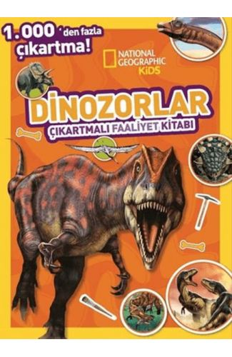 National Geographic Kids Dinozorlar Çıkartmalı Faaliyet Kitabı