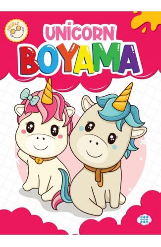 Neşeli Unicorn Boyama