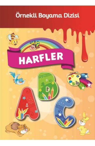 Örnekli Boyama - Harfler