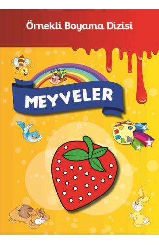 Örnekli Boyama - Meyveler