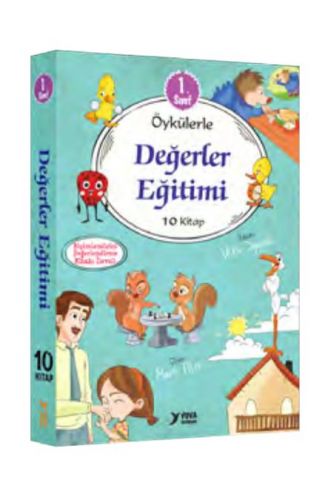 Öykülerle Değerler Eğitimi 1. Sınıflar İçin 10 Kitap Set