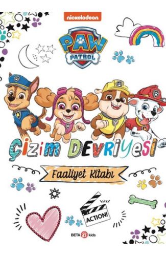 PAW Patrol - Çizim Devriyesi Boyama Kitabı