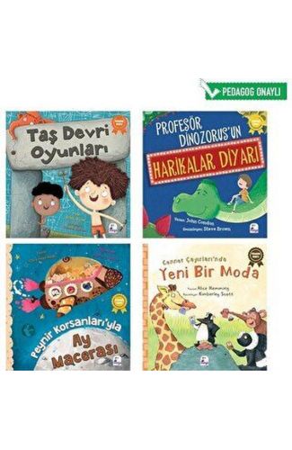 Pedagog Onaylı Uyku Vakti Hikayeleri Seti 4 (4 Kitap)