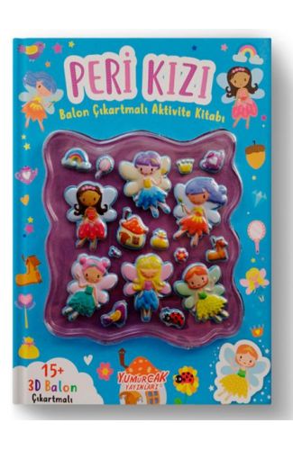 Peri Kızı Balon Çıkartmalı Aktivite Kitabı