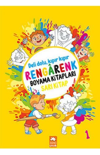 Rengarenk Boyama Kitabı 1 - Sarı Kitap