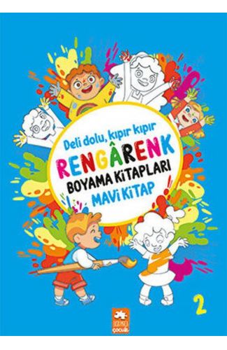 Rengarenk Boyama Kitabı 2 - Mavi Kitap