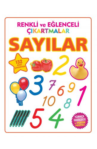 Renkli ve Eğlenceli Çıkartmalar - Sayılar