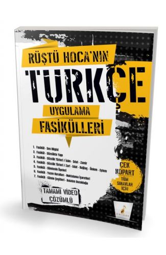 Rüştü Hoca nın Türkçe Uygulama Fasikülleri Tamamı Video Çözümlü
