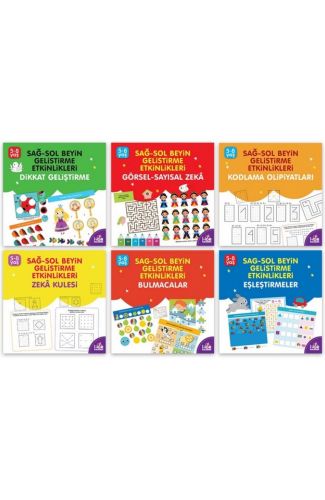 Sağ-Sol Beyin Geliştirme Etkinlikleri Seti (5-8 Yaş)