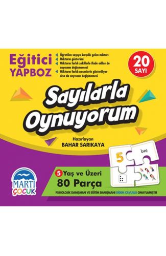 Sayılarla Oynuyorum - Eğitici Yapboz