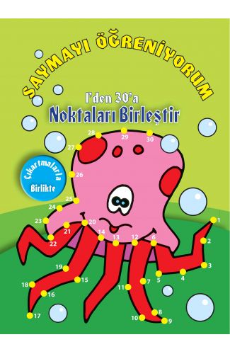 Saymayı Öğreniyorum 1'den 30'a Noktaları Birleştir