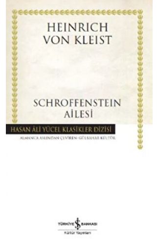 Schroffensteın Ailesi - Hasan Ali Yücel Klasikleri (Ciltli)