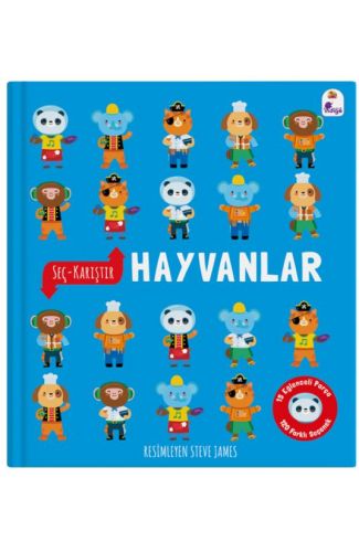 Seç – Karıştır : Hayvanlar (15 Eğlenceli Parça, 120 Farklı Seçenek)